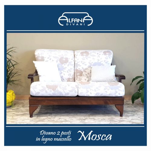 MOSCA - Divano Legno 2 posti