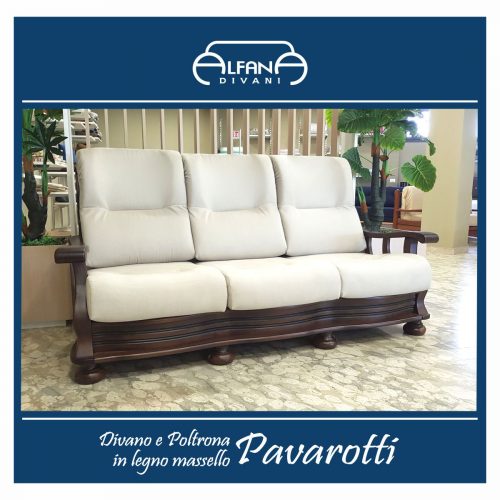 Divano legno 3 posti